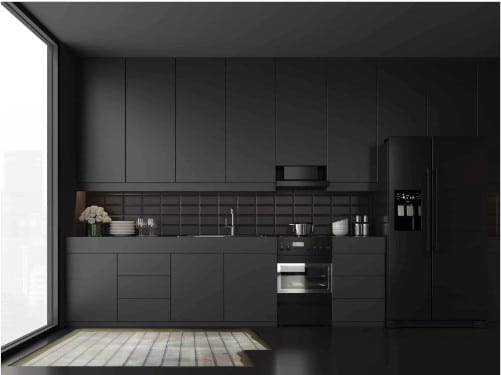Cocina con suelo radiante eléctrico