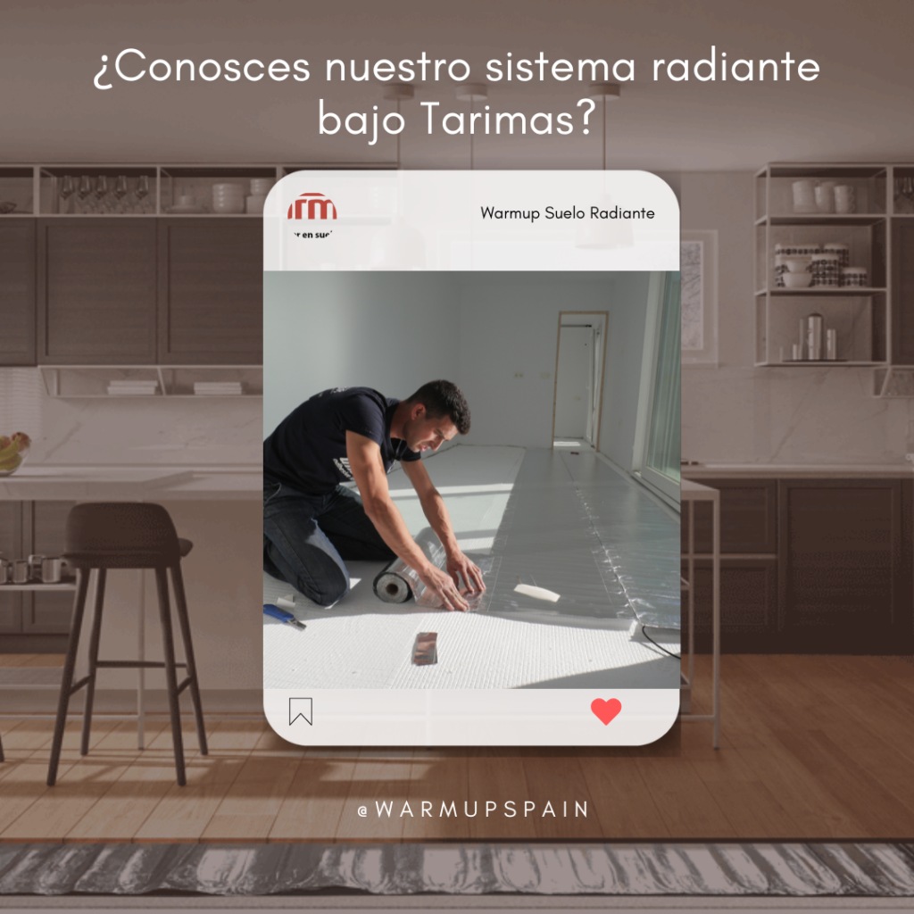 Suelo radiante para tarima
